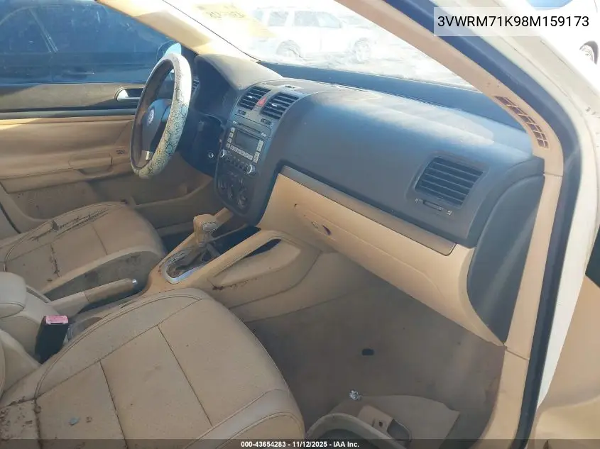 3VWRM71K98M159173 2008 Volkswagen Jetta Se