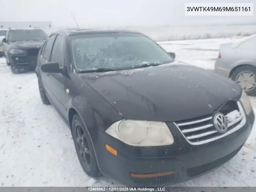 3VWTK49M69M651161 2009 Volkswagen City Jetta 2.0L
