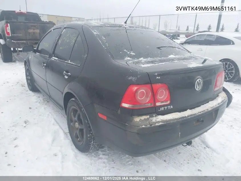 3VWTK49M69M651161 2009 Volkswagen City Jetta 2.0L