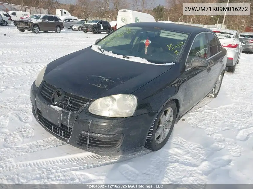3VWJM71K09M016272 2009 Volkswagen Jetta S