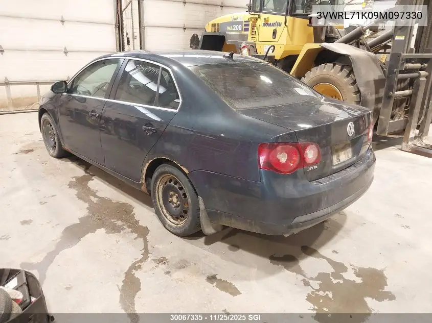 3VWRL71K09M097330 2009 Volkswagen Jetta Tdi