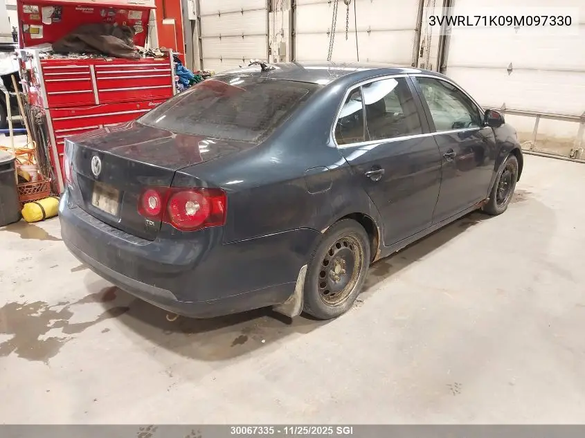 3VWRL71K09M097330 2009 Volkswagen Jetta Tdi