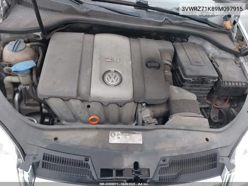 3VWRZ71K89M097915 2009 Volkswagen Jetta Se