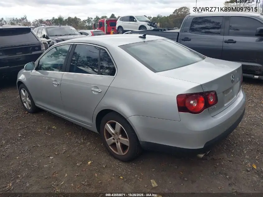 3VWRZ71K89M097915 2009 Volkswagen Jetta Se