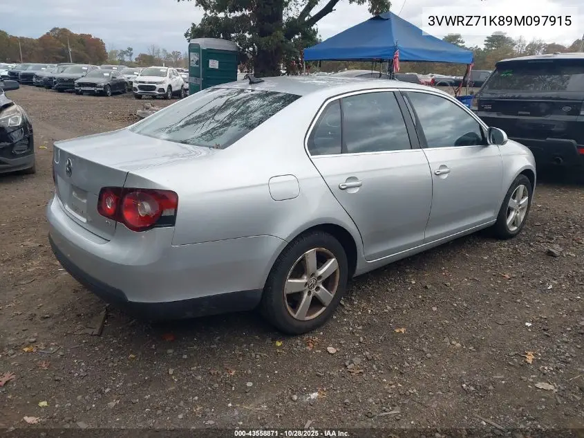 3VWRZ71K89M097915 2009 Volkswagen Jetta Se
