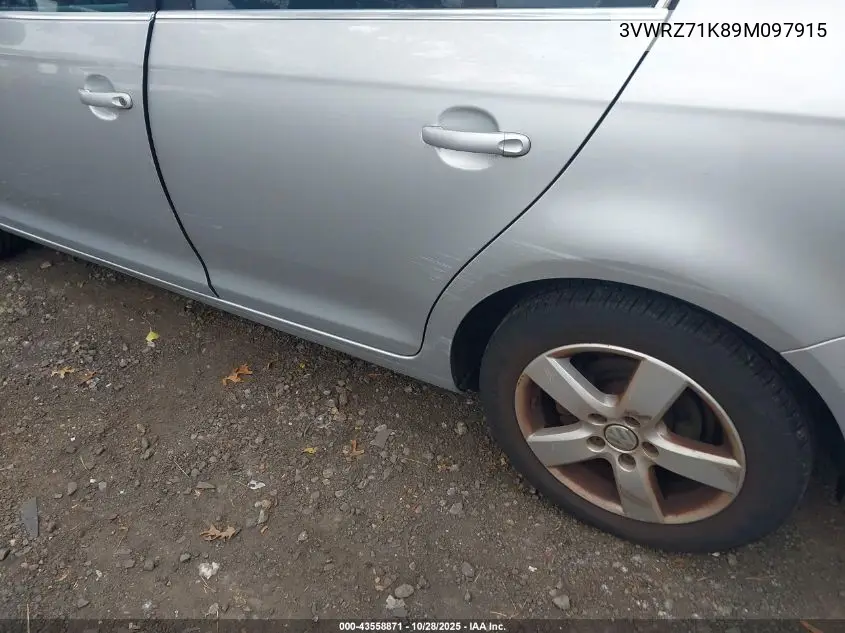 3VWRZ71K89M097915 2009 Volkswagen Jetta Se