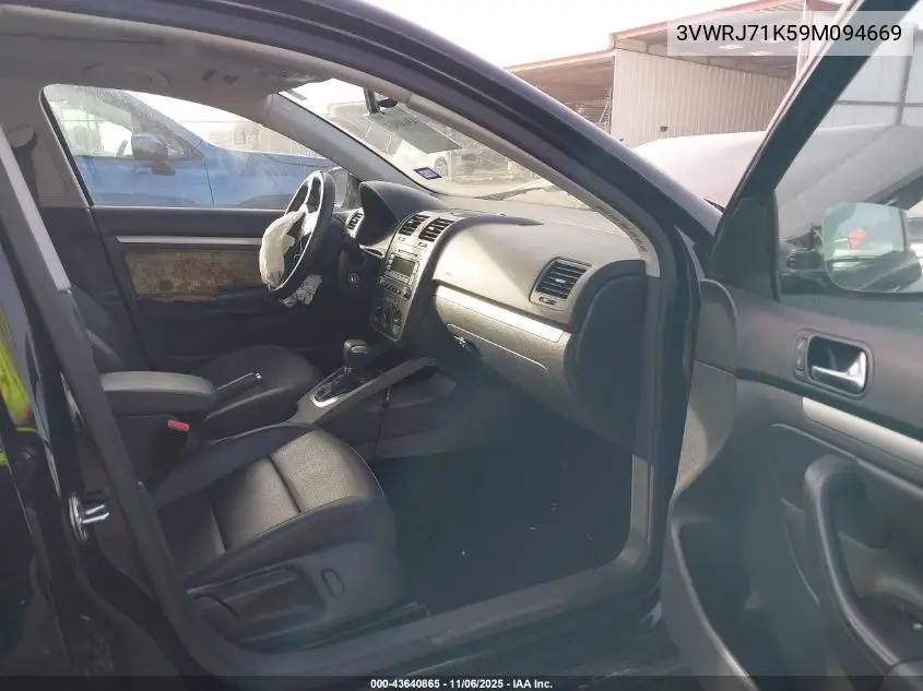 3VWRJ71K59M094669 2009 Volkswagen Jetta Wolfsburg Edition