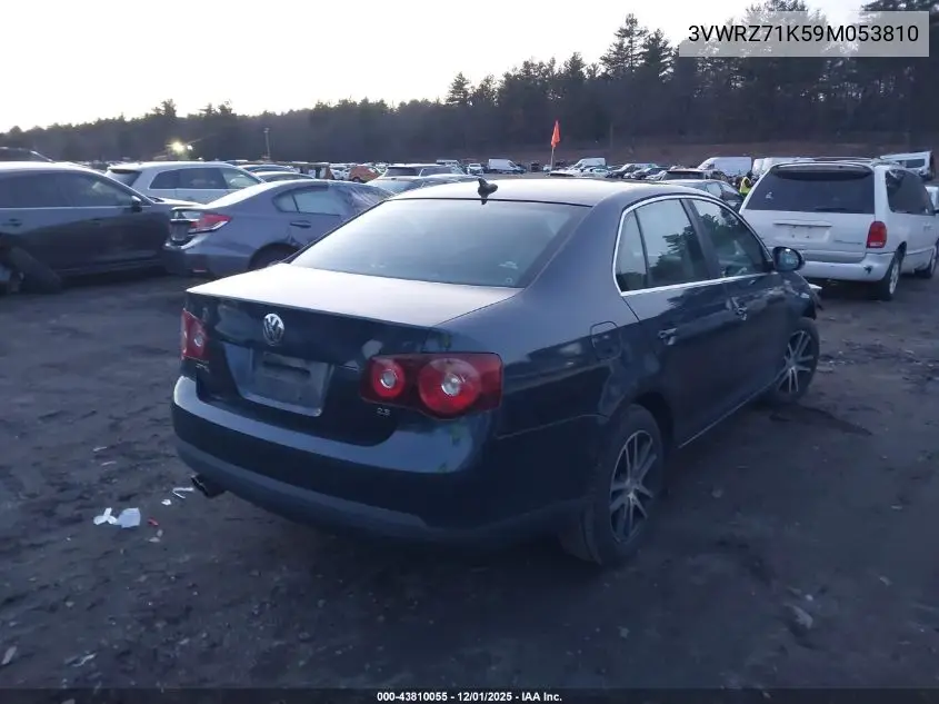 3VWRZ71K59M053810 2009 Volkswagen Jetta Se/Sel