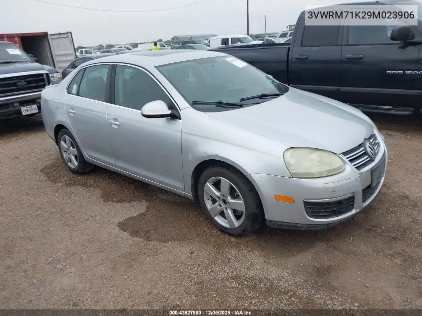 3VWRM71K29M023906 2009 Volkswagen Jetta Se/Sel