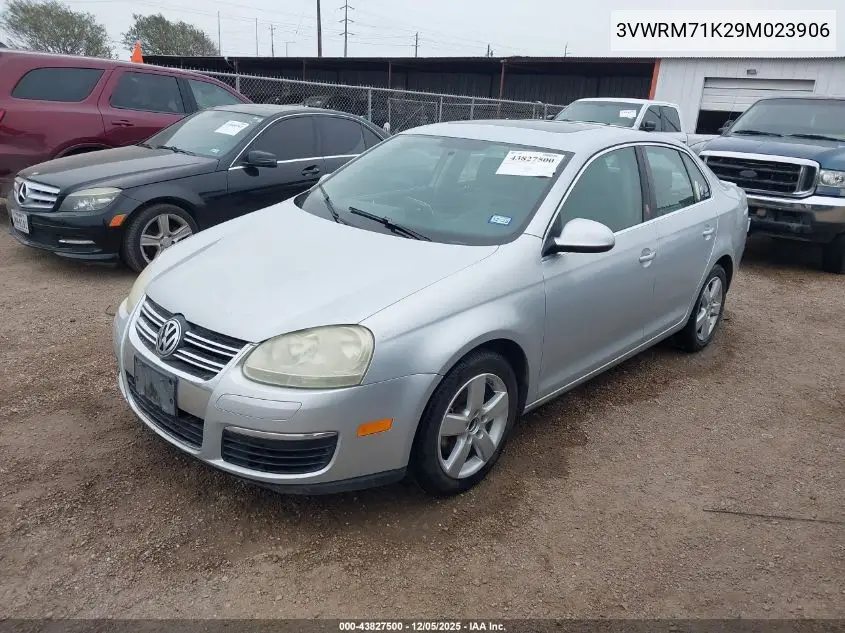 3VWRM71K29M023906 2009 Volkswagen Jetta Se/Sel