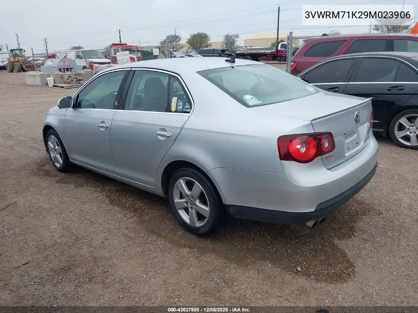 3VWRM71K29M023906 2009 Volkswagen Jetta Se/Sel