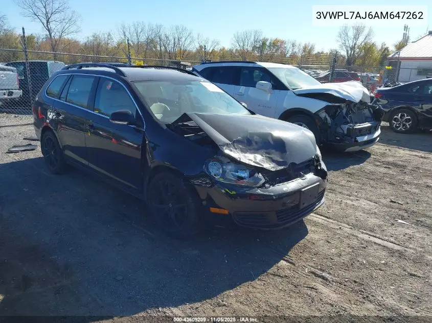 3VWPL7AJ6AM647262 2010 Volkswagen Jetta Tdi