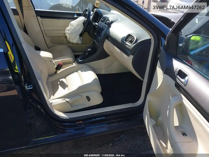 3VWPL7AJ6AM647262 2010 Volkswagen Jetta Tdi
