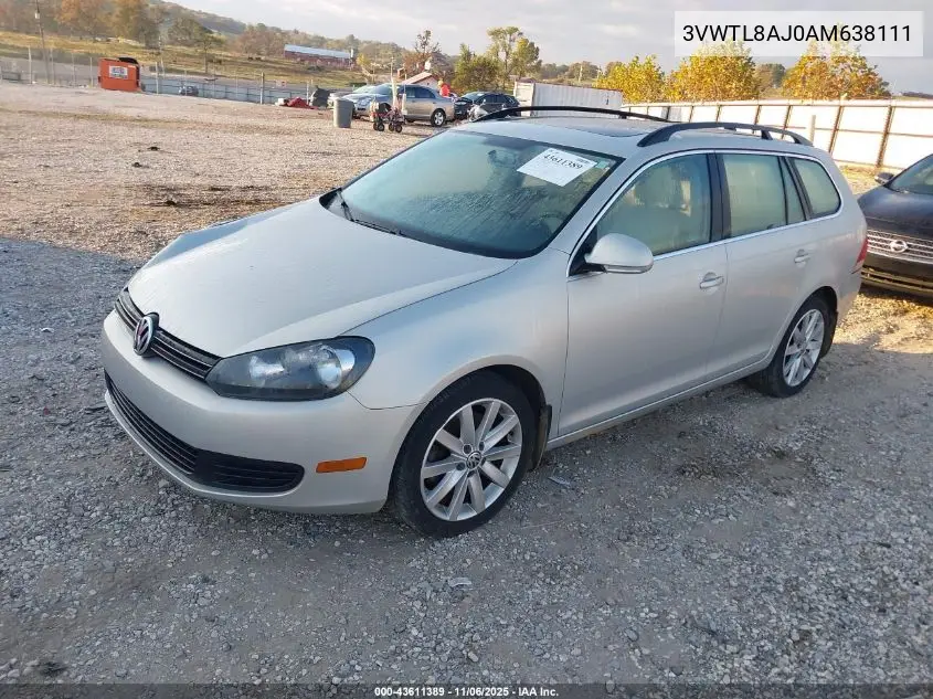 3VWTL8AJ0AM638111 2010 Volkswagen Jetta Tdi