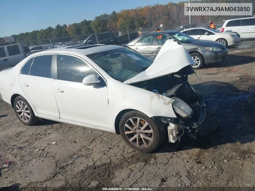 3VWRX7AJ9AM043850 2010 Volkswagen Jetta Se