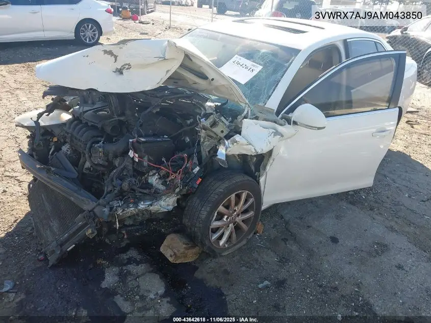 3VWRX7AJ9AM043850 2010 Volkswagen Jetta Se