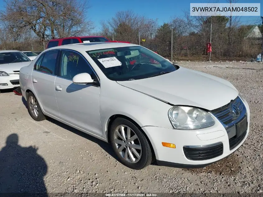 3VWRX7AJ0AM048502 2010 Volkswagen Jetta Se