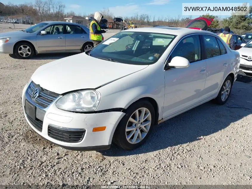 3VWRX7AJ0AM048502 2010 Volkswagen Jetta Se