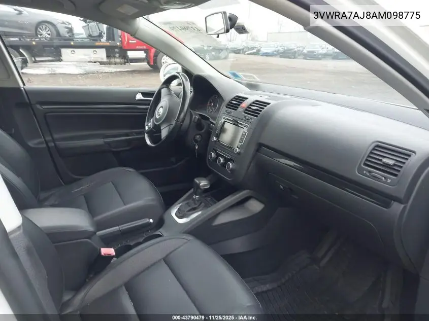 3VWRA7AJ8AM098775 2010 Volkswagen Jetta Wolfsburg Edition