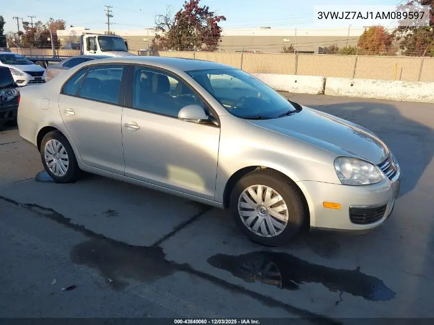 3VWJZ7AJ1AM089597 2010 Volkswagen Jetta S