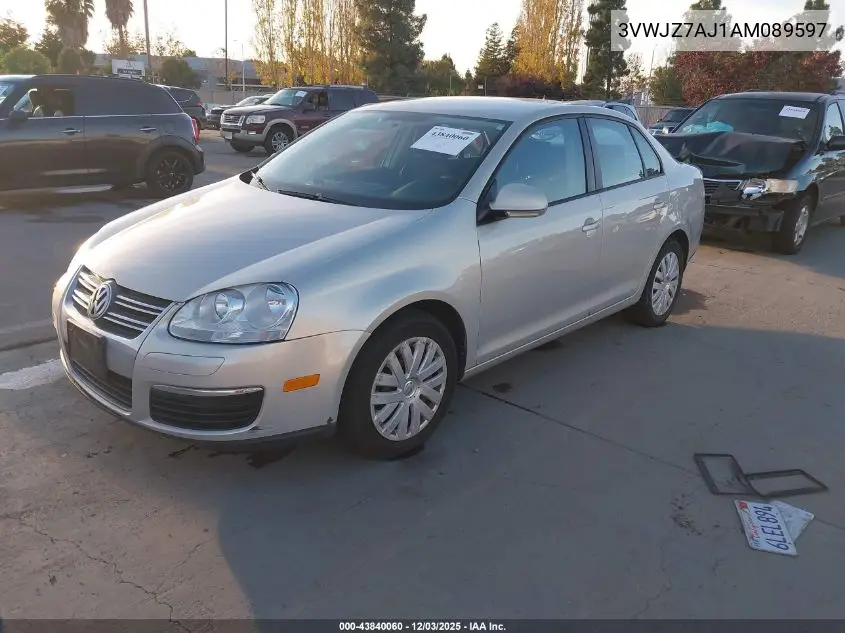 3VWJZ7AJ1AM089597 2010 Volkswagen Jetta S