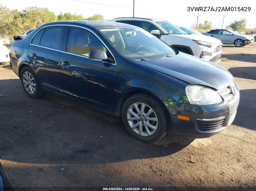 3VWRZ7AJ2AM015429 2010 Volkswagen Jetta Se