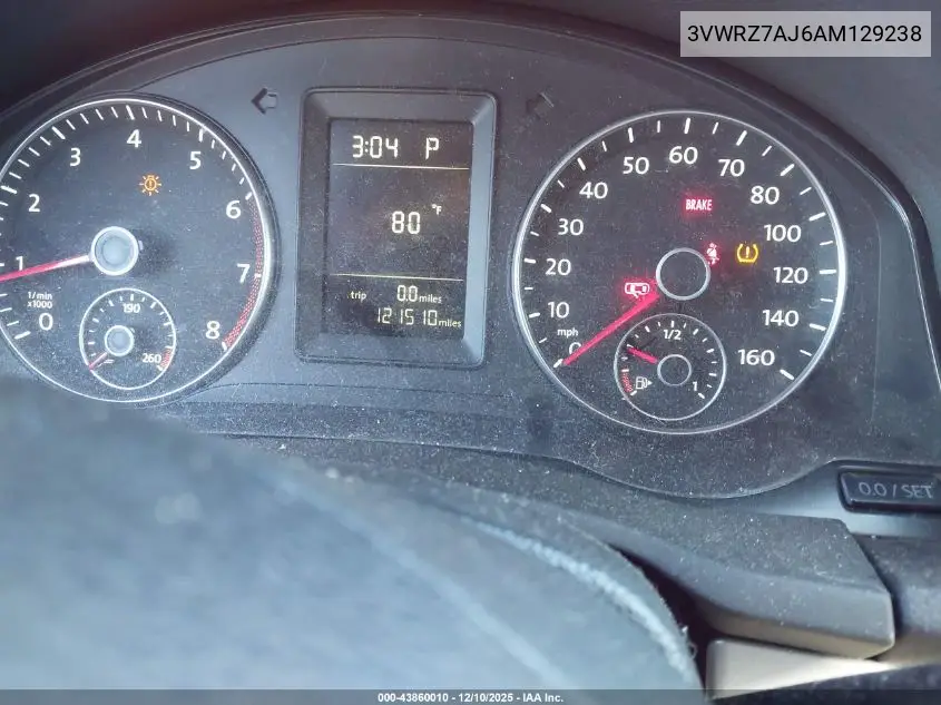 3VWRZ7AJ6AM129238 2010 Volkswagen Jetta Limited Edition
