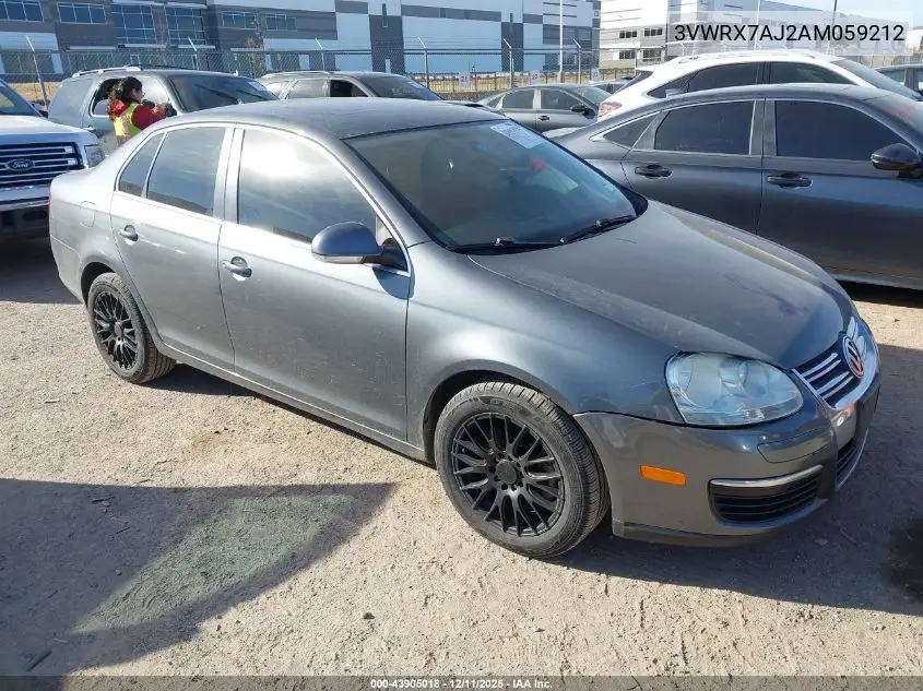 3VWRX7AJ2AM059212 2010 Volkswagen Jetta Se