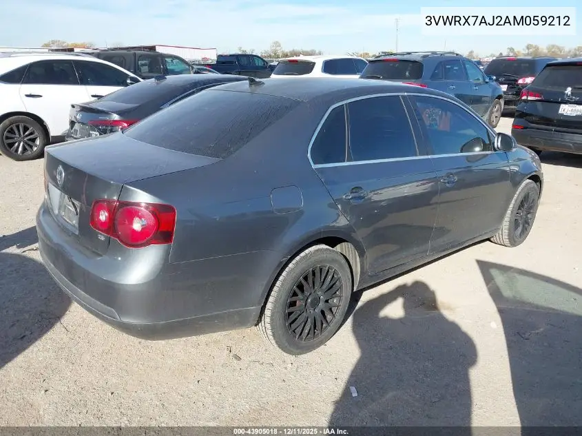 3VWRX7AJ2AM059212 2010 Volkswagen Jetta Se