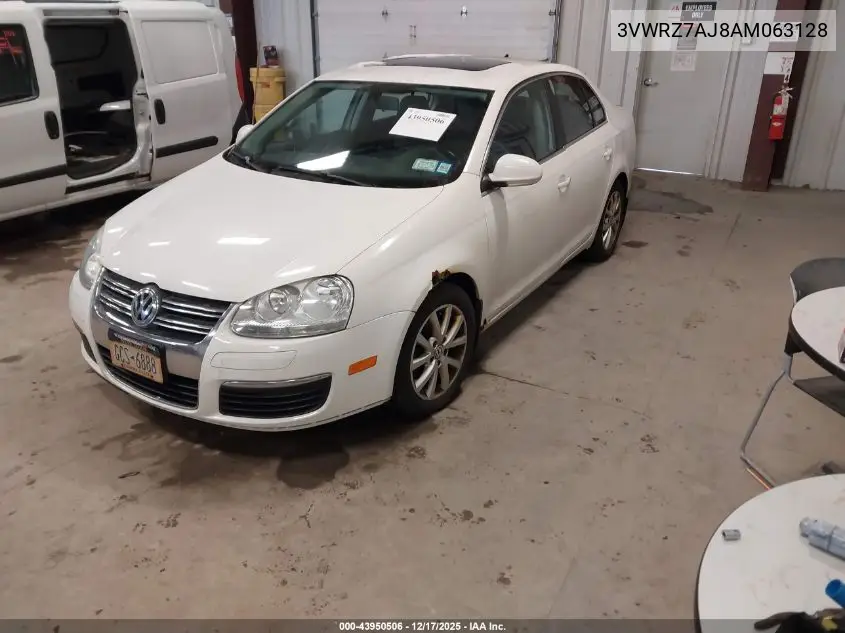 3VWRZ7AJ8AM063128 2010 Volkswagen Jetta Se