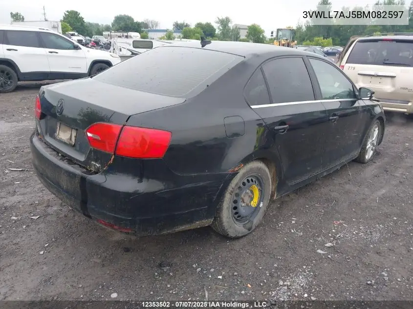 3VWLL7AJ5BM082597 2011 Volkswagen Jetta 2.0 Tdi Highline