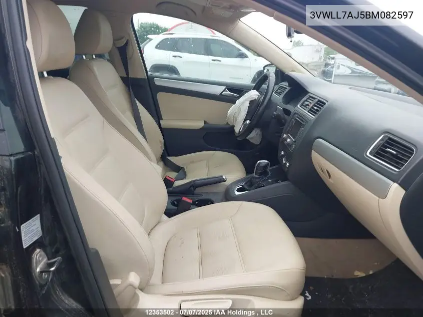 3VWLL7AJ5BM082597 2011 Volkswagen Jetta 2.0 Tdi Highline
