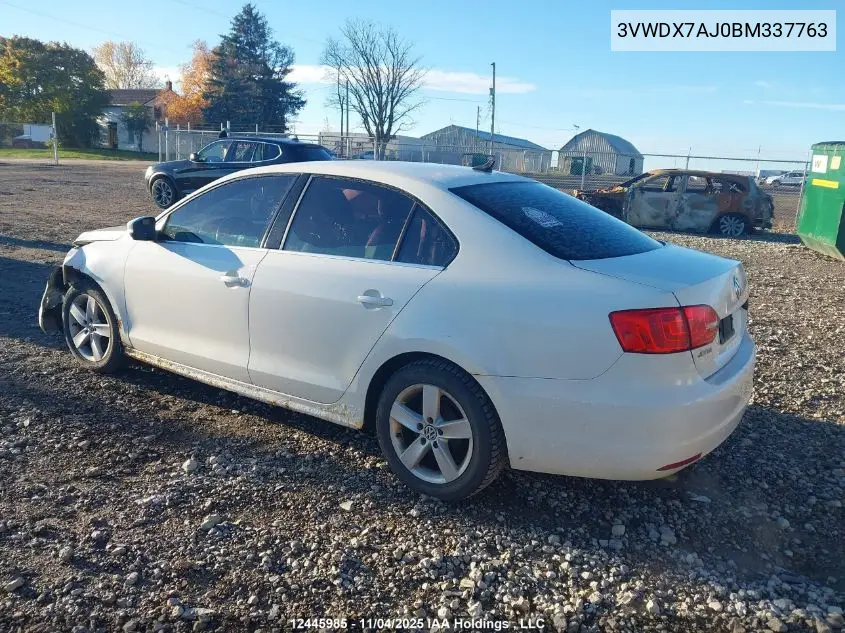 3VWDX7AJ0BM337763 2011 Volkswagen Jetta 2.5L Comfortline/2.5L Sportline
