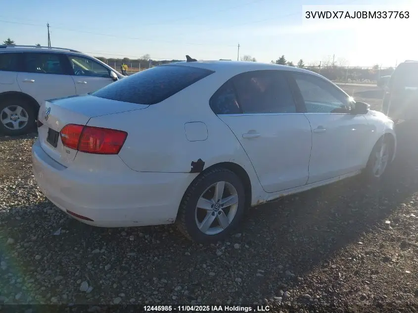 3VWDX7AJ0BM337763 2011 Volkswagen Jetta 2.5L Comfortline/2.5L Sportline