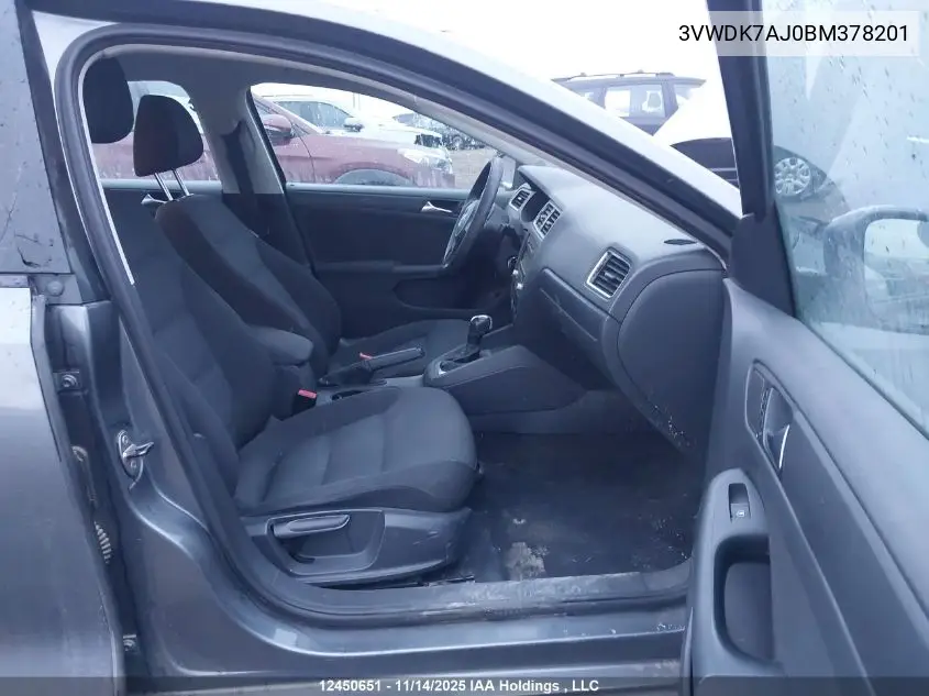3VWDK7AJ0BM378201 2011 Volkswagen Jetta