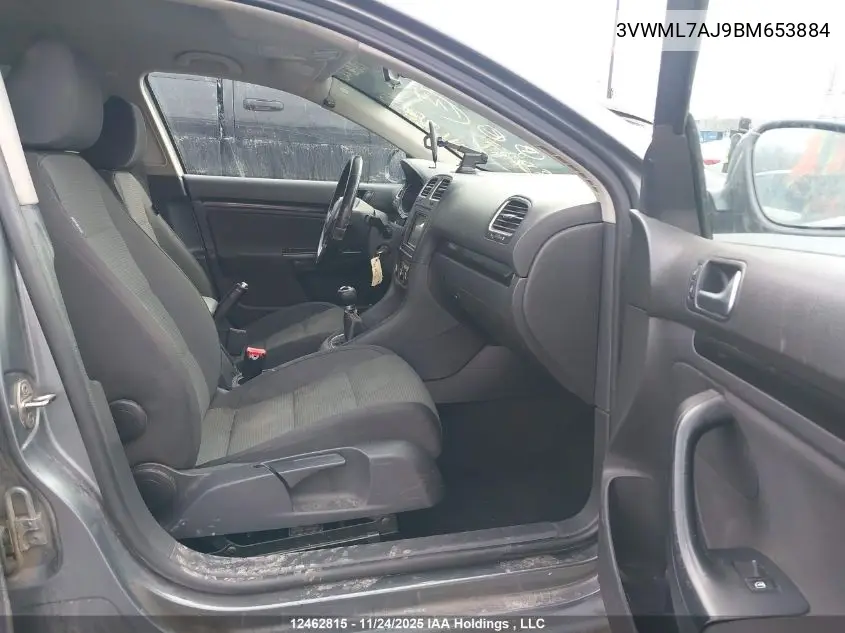 3VWML7AJ9BM653884 2011 Volkswagen Jetta