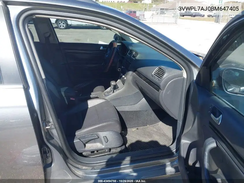 3VWPL7AJ0BM647405 2011 Volkswagen Jetta Sportwagen 2.0L Tdi