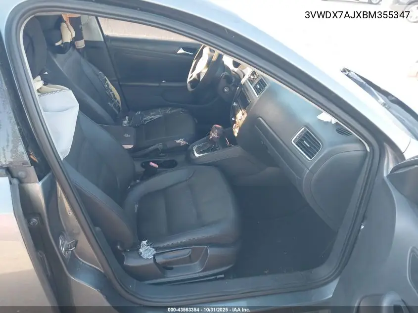 3VWDX7AJXBM355347 2011 Volkswagen Jetta 2.5L Se
