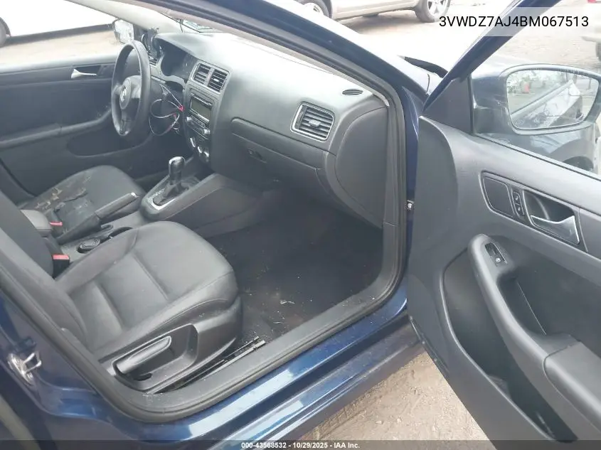 3VWDZ7AJ4BM067513 2011 Volkswagen Jetta 2.5L Se