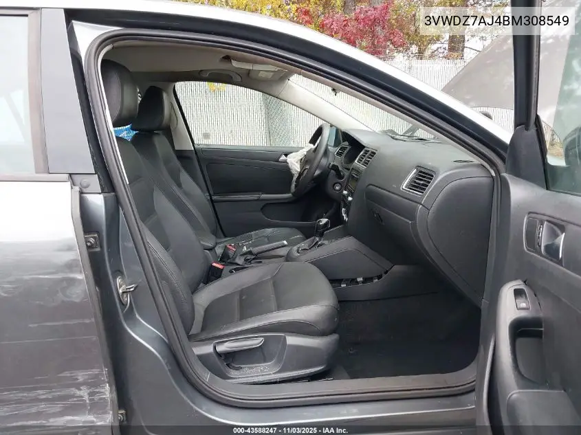 3VWDZ7AJ4BM308549 2011 Volkswagen Jetta 2.5L Se