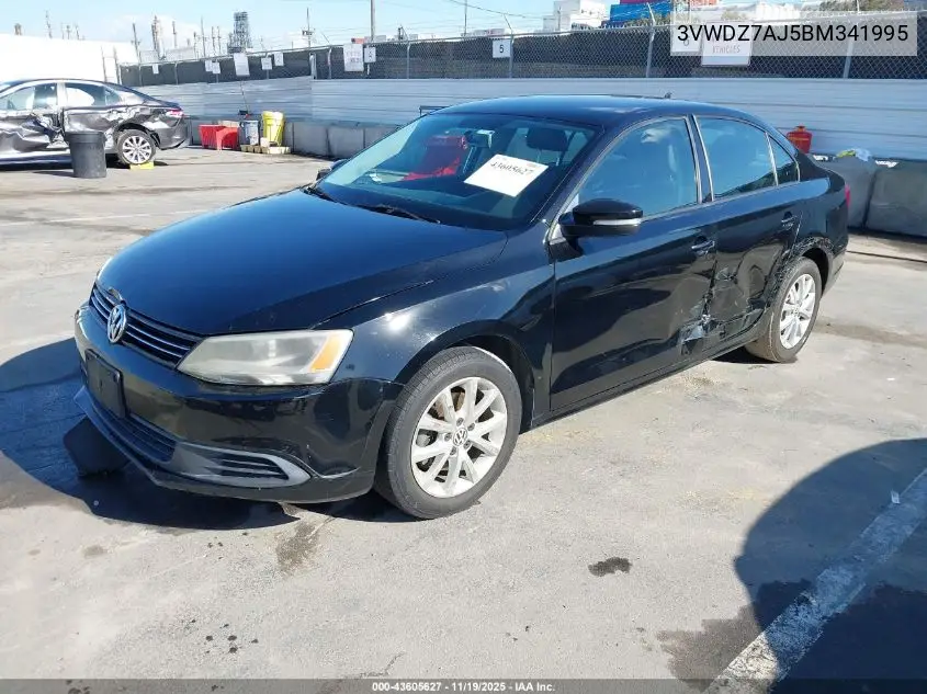 3VWDZ7AJ5BM341995 2011 Volkswagen Jetta 2.5L Se