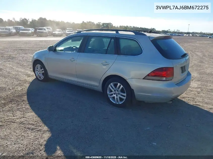 3VWPL7AJ6BM672275 2011 Volkswagen Jetta Sportwagen 2.0L Tdi