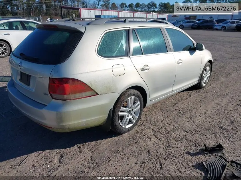 3VWPL7AJ6BM672275 2011 Volkswagen Jetta Sportwagen 2.0L Tdi