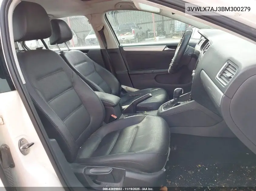 3VWLX7AJ3BM300279 2011 Volkswagen Jetta 2.5L Sel