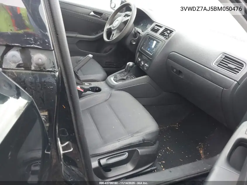 3VWDZ7AJ5BM050476 2011 Volkswagen Jetta 2.5L Se