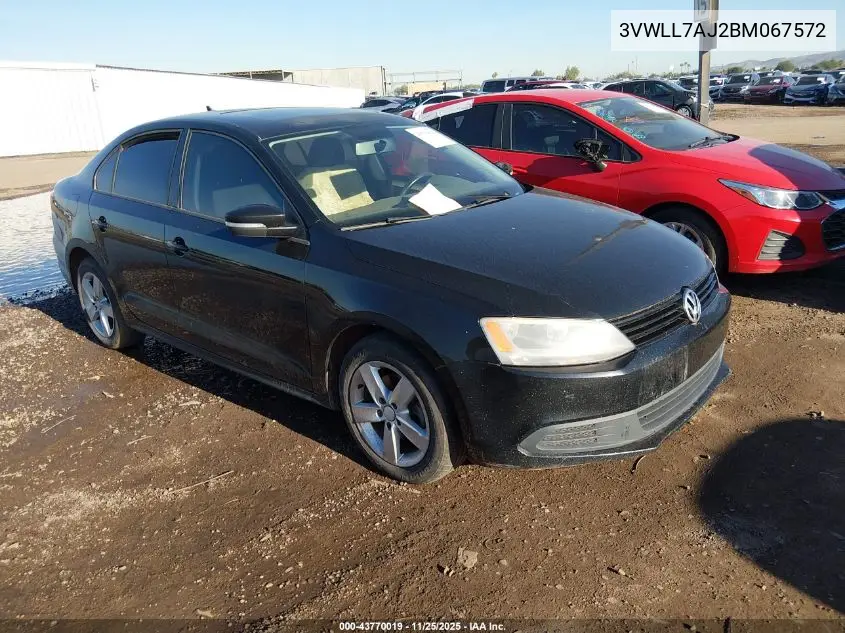 3VWLL7AJ2BM067572 2011 Volkswagen Jetta 2.0L Tdi