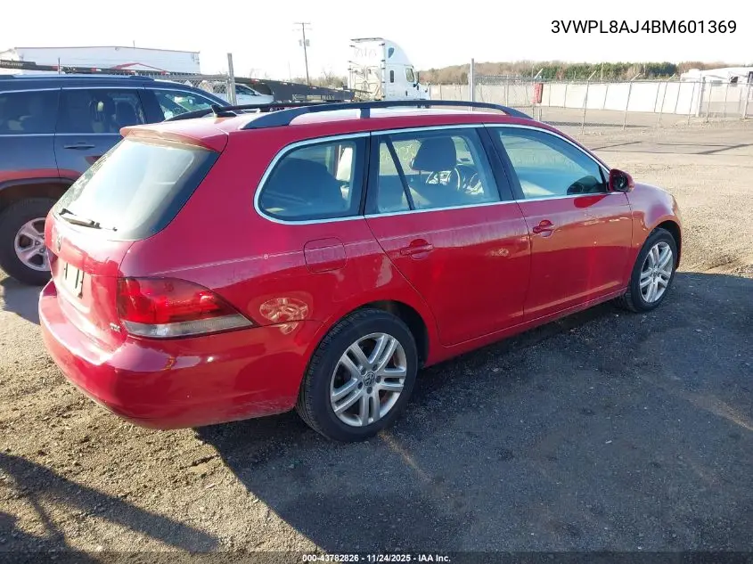 3VWPL8AJ4BM601369 2011 Volkswagen Jetta Sportwagen 2.0L Tdi