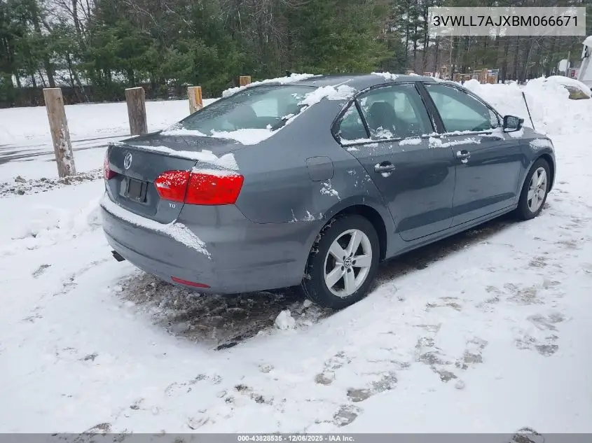 3VWLL7AJXBM066671 2011 Volkswagen Jetta 2.0L Tdi