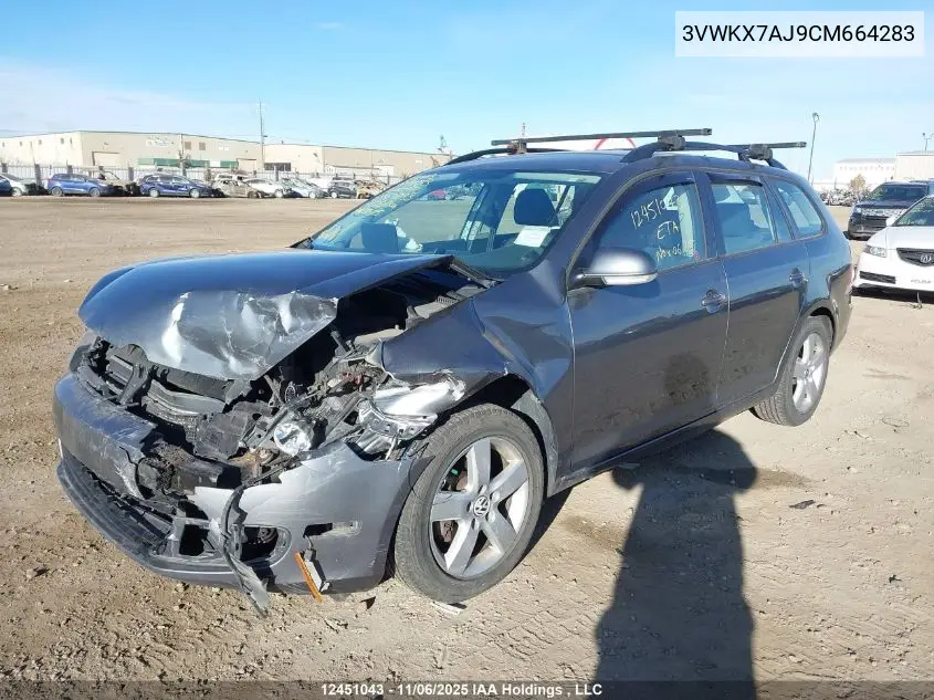 3VWKX7AJ9CM664283 2012 Volkswagen Jetta S