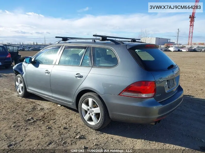 3VWKX7AJ9CM664283 2012 Volkswagen Jetta S